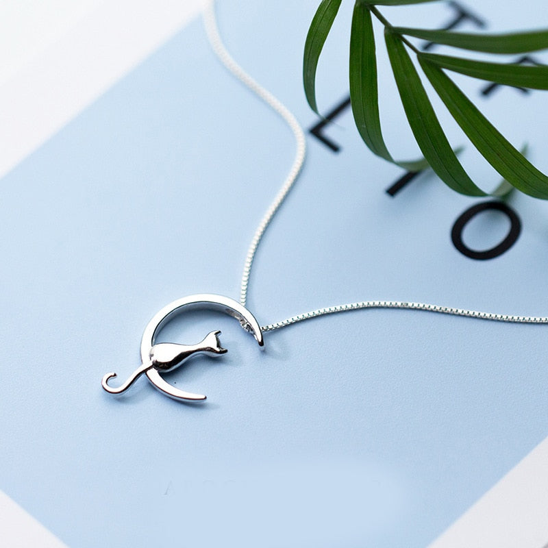 Pluizenleven Katten Maan Ketting