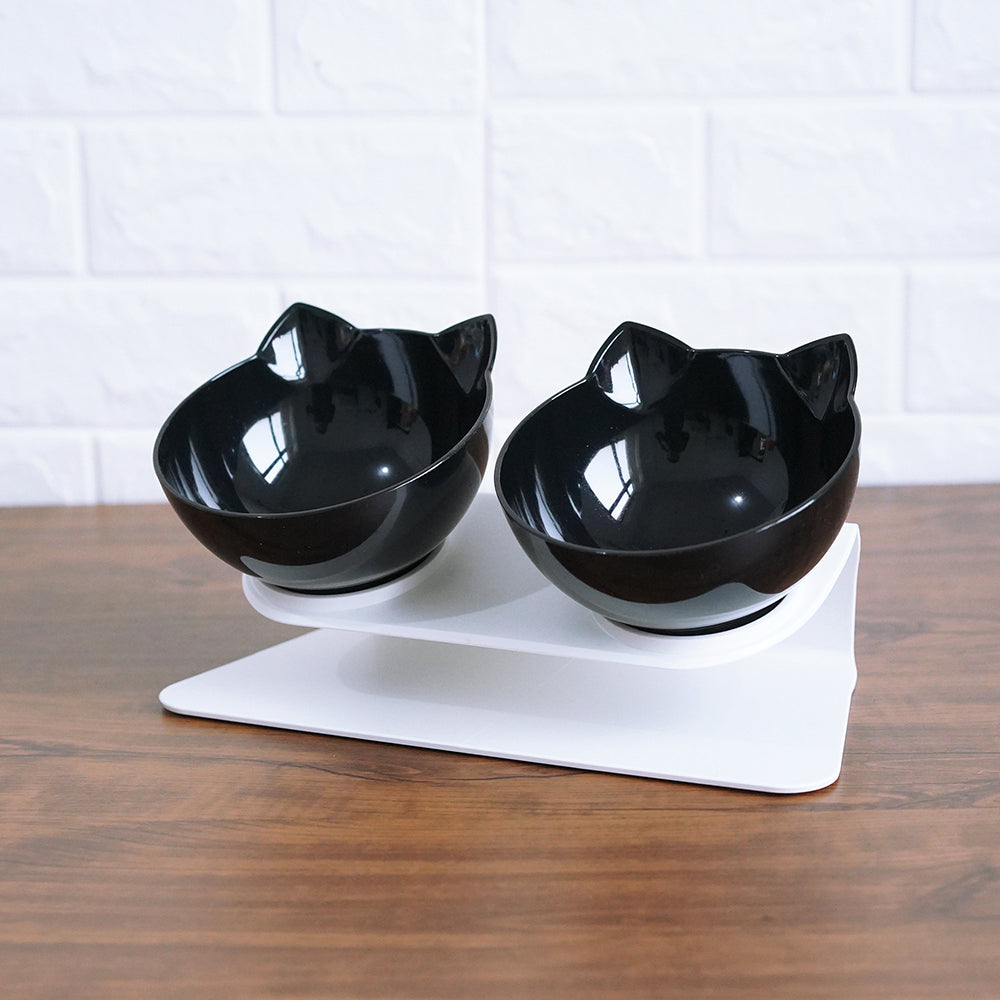 Pluizenleven™ Ergonomische Voerbak voor Katten
