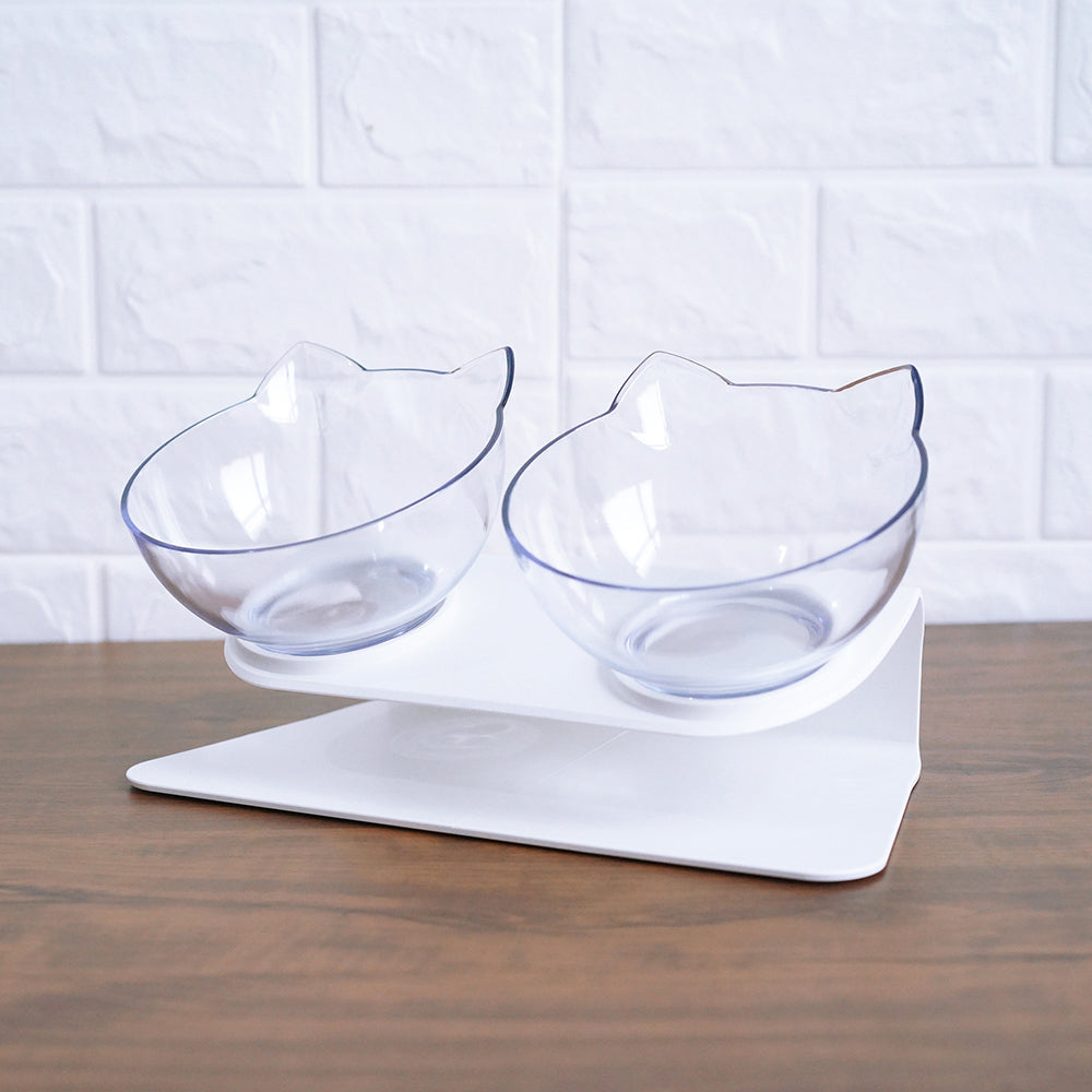 Pluizenleven™ Ergonomische Voerbak voor Katten