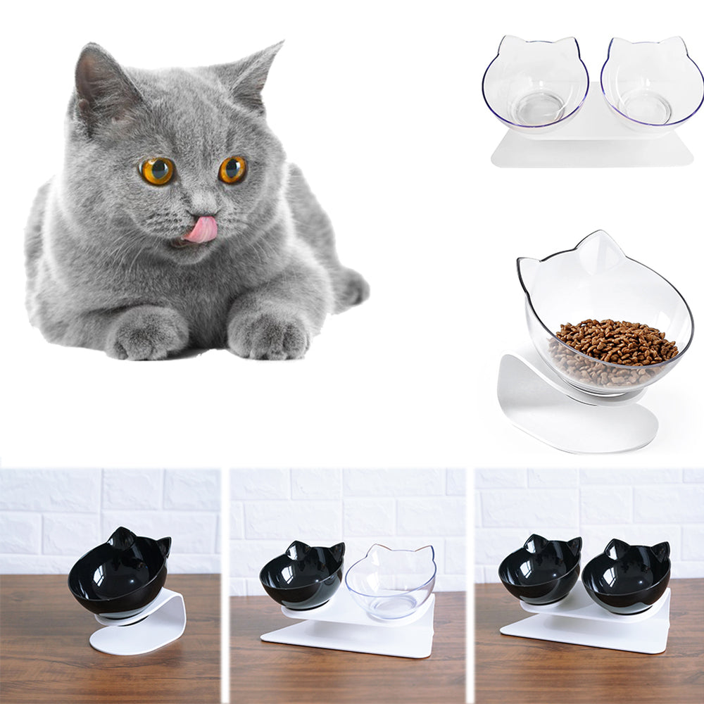 Pluizenleven™ Ergonomische Voerbak voor Katten