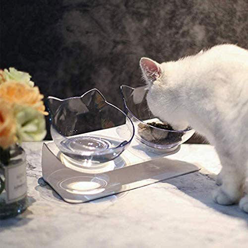 Pluizenleven™ Ergonomische Voerbak voor Katten