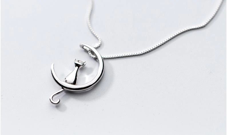 Pluizenleven Katten Maan Ketting