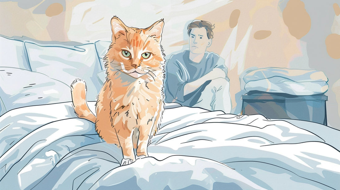 kitten plast op de bank