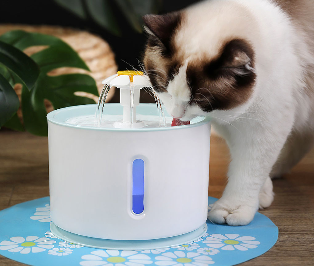 FreshAqua Drinkfontein voor Katten (2,4L + 1 Filter)