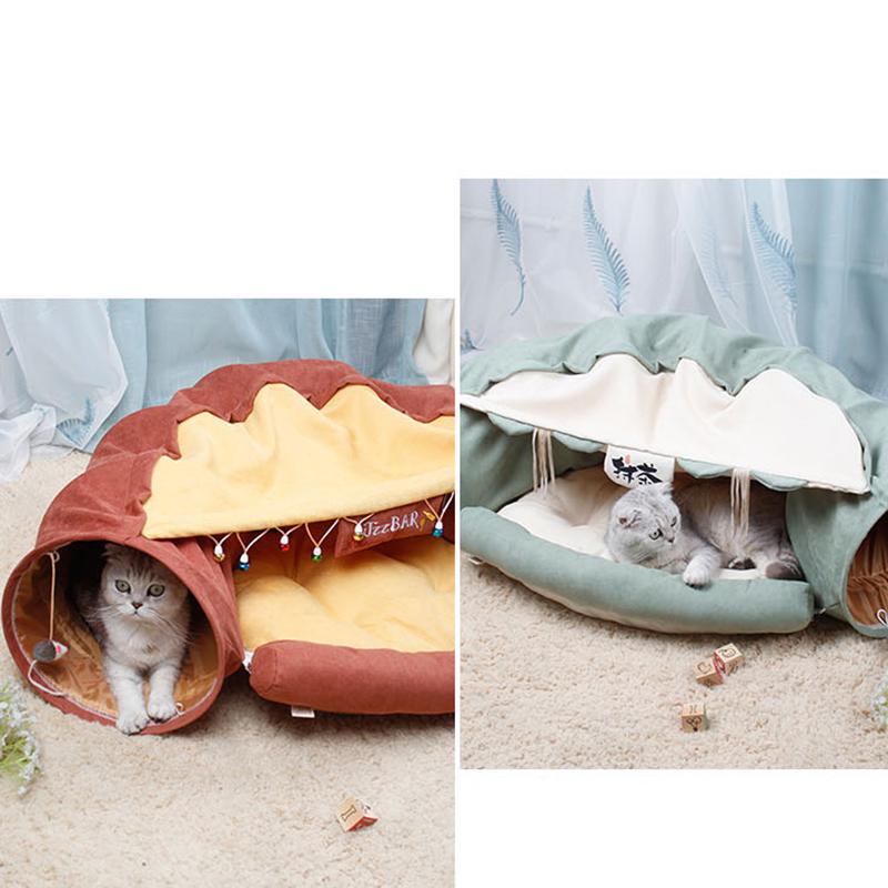 ComfortBuddy Kattenbed Tent met Tunnel