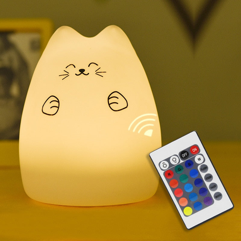Pluizenleven Kitty LED Nachtlamp